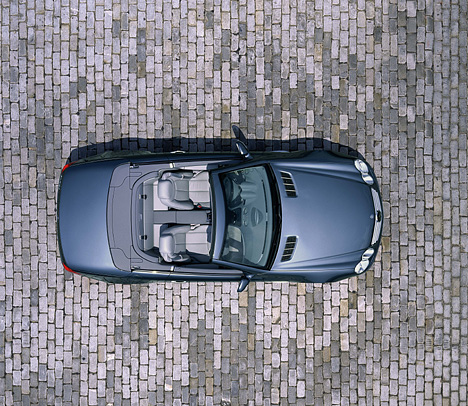 Mercedes SL - Ansicht von oben