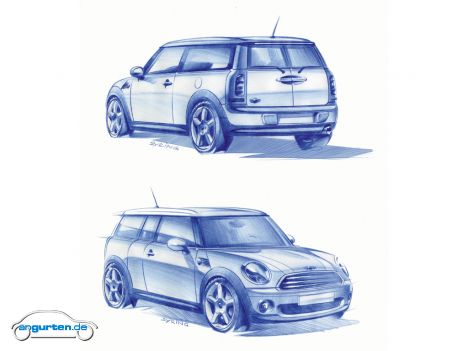 Mini Cooper D Clubman, Designskizze