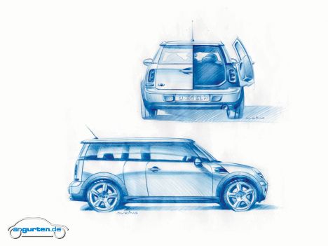 Mini Cooper D Clubman, Designskizze