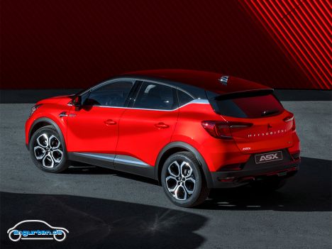 Mitsubishi ASX 2023 - Bei 91 PS geht es für den ASX los. Dazu gibt es Mild Hybride und einen Plug-in Hybrid mit 158 PS Systemleistung