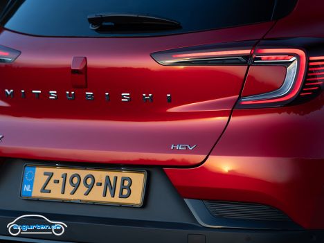 Mitsubishi ASX Facelift 2024 - Heck Detail