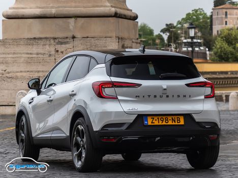 Mitsubishi ASX Facelift 2024 - Heck weiß