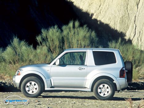 Mitsubishi Pajero - gibt es als Dreitürer und als Fünftürer