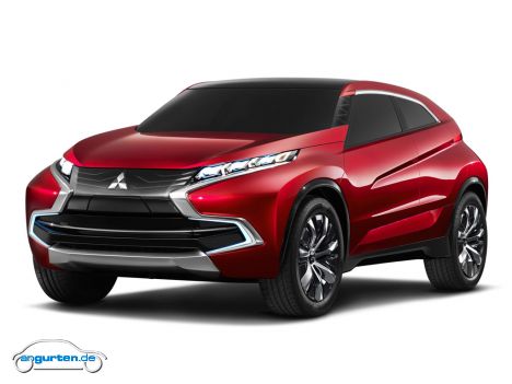 Mitsubishi XR-PHEV Concept - Auch die Studie zu einem kompakten SUV fehlt bei Mitsubishi derzeit nicht. Man nennt ihn XR für Crossover Runner. Auch hier ein Plug-In System mit einem 1.1 Liter Motor. Downsizing pur.