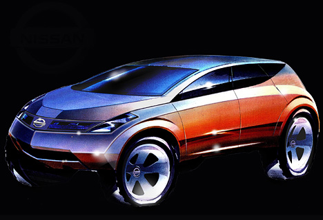 Nissan Murano - Designskizze