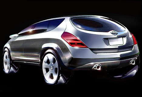 Nissan Murano - Designskizze