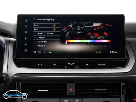 Nissan Qashqai Facelift (2025) - Infotainmentsystem