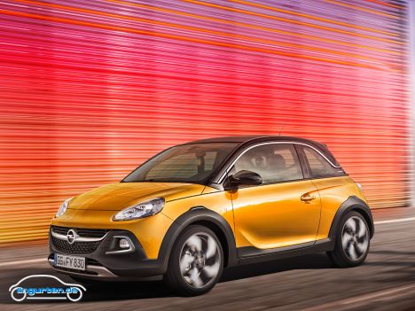 Opel Adam Rocks - Die Preise will Opel im Frühsommer 2014 bekannt geben - Produktionsstart ist im August.