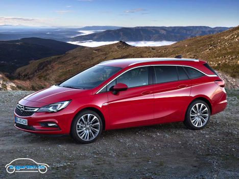 Opel Astra K Sports Tourer 2017 - Lava Rot