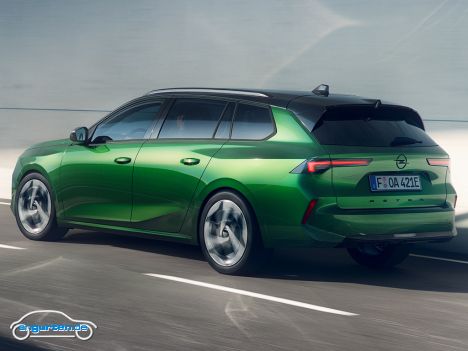 Opel Astra L Sports Tourer Facelift (2026) - Am Heck auch beim Sports Tourer nicht wirklich viel Neues.