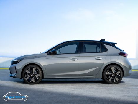 Opel Corsa F Facelift 2023 - Seitenansicht