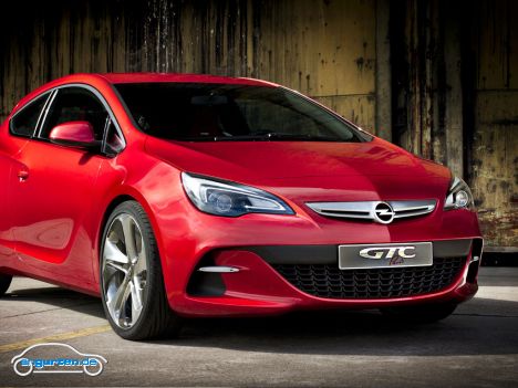 Opel GTC Paris - Frontansicht seitlich