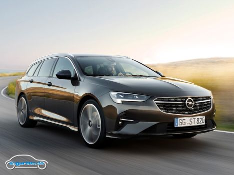 Opel Insignia Sports Tourer Facelift - Beim Opel Insignia gibt es ab Mitte Januar ein leichtes Facelift.