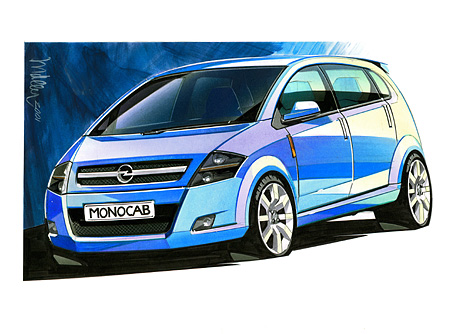 Designstudie des Opel Meriva.