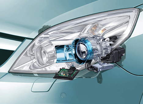 Adaptive Lightning im Opel Signum folgt der Kurve