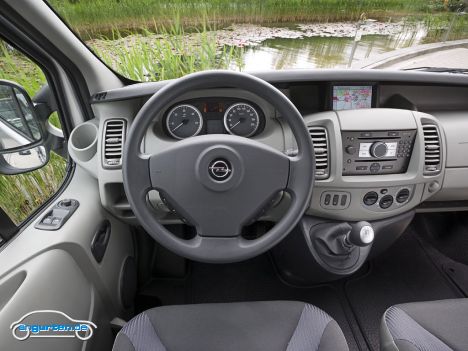 Opel Vivaro Kastenwagen, Cockpit