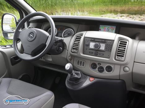 Opel Vivaro Kastenwagen, Innenraum