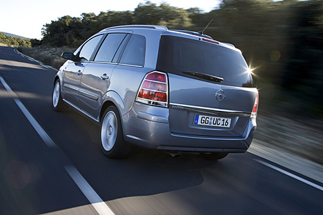 Für Große Fahrt: Der Opel Zafira.