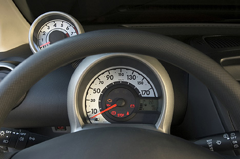 Peugeot 107, Cockpit - Tacho