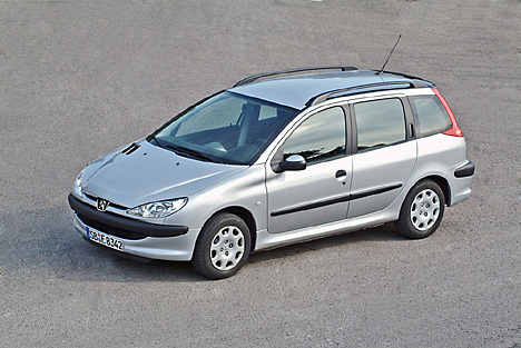 Peugeot 206sw - Frontansicht