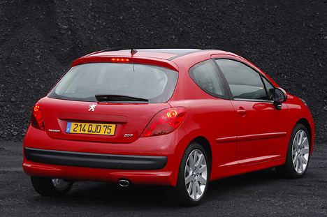 Peugeot 207, Heck