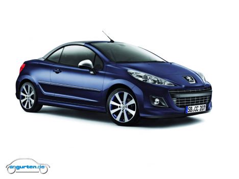 Peugeot 207 CC - Blaue Metallic Lackierung