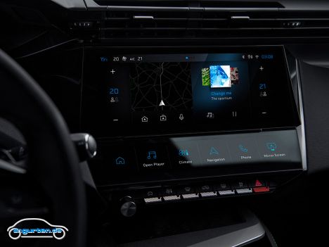 Peugeot 308 (2021) - Bildschirm - Navi - Radio etc.