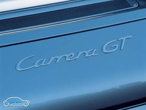 Porsche Carrera GT - Schriftzug