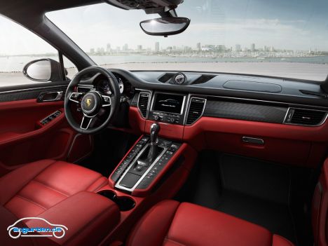 Porsche Macan Turbo - Ob wir uns ein rotes Interieur zulegen würden, wissen wir allerdings nicht.