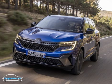 Neuer Renault Austral 2023 - Frontansicht, blau