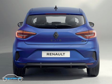 Renault Clio Facelift 2023 - Heckansicht