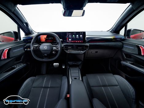 Renault Clio 2026 - Innen nichts aufgeregtes. Digitales Cockpit ist diesmal selbstverständlich.