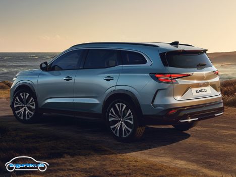 Renault Espace 2025 Facelift - Am Heck wird die Lichtsignatur ebenfalls deutlich geändert. Ob das von Vorteil ist, mag jeder selbst entscheiden.