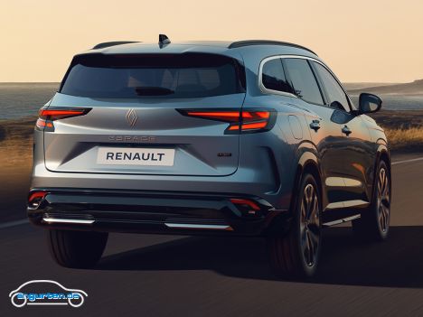 Renault Espace 2025 Facelift - Heckansicht