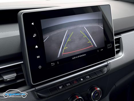 Renault Kangoo Rapid 2021 - infobildschirm mit Rückfahrkamera