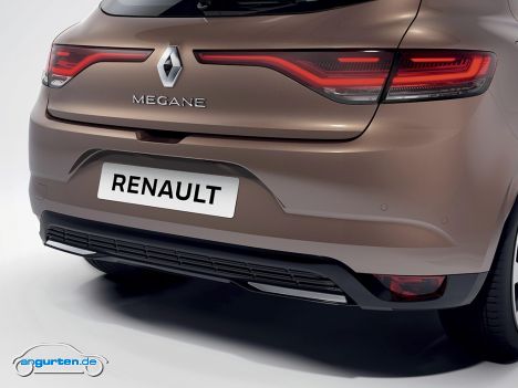 Renault Megane Facelift - Für die wieder glatten Rückleuchten gibt es von uns ein leider fürs Facelift.