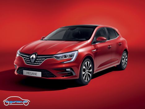 Renault Megane Facelift - Und einmal in Rot.