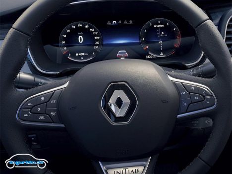 Renault Talisman Facelift - Für die Zielgruppe ist das Design des digitalen Cockpits in Ordnung.