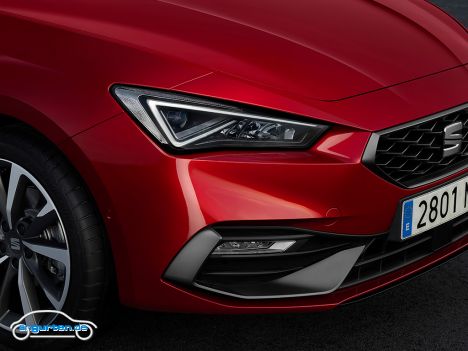 Der neue Seat Leon - Die Front erinnert ein wenig an den Kia Ceed.