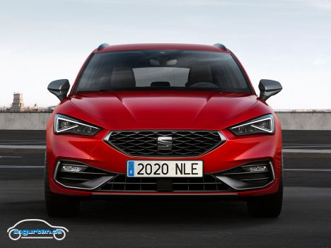 Der neue Seat Leon - Ach so - das rot heißt übrigens Desire Red.