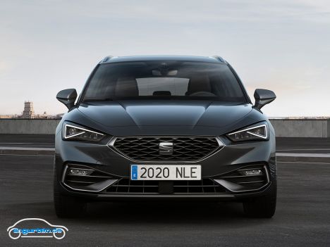 Der neue Seat Leon ST Sportstourer - Die Front erinnert ein wenig an den Kia Ceed.