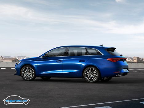 Der neue Seat Leon ST Sportstourer - Der ST Leon in Aussttatung Xcellence in der Farbe Mistery Blue