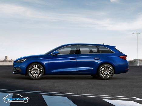 Der neue Seat Leon ST Sportstourer - Der ST Leon in Aussttatung Xcellence in der Farbe Mistery Blue