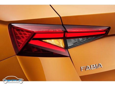 Der Skoda Fabia 2022 - Rückleuchten