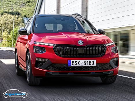 Skoda Kamiq Facelift 2023 - Frontansicht