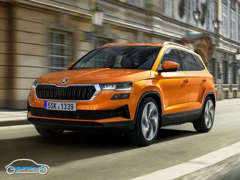 Skoda Karoq Facelift 2022 - Nach etwa vier Jahren bekommt der Skoda Karoq ein leichtes Facelift.