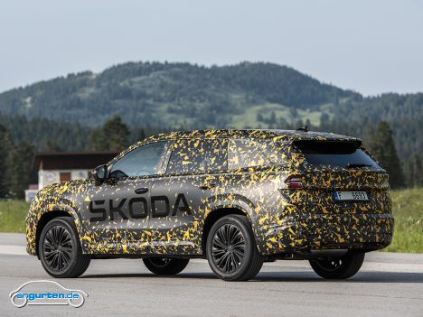 Skoda Kodiaq II - Noch getarnt.