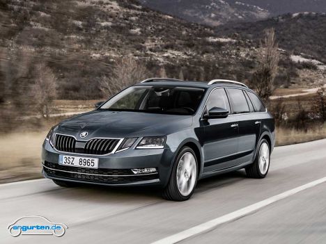 Skoda Octavia Combi Facelift 2017 - Quarz-Grau