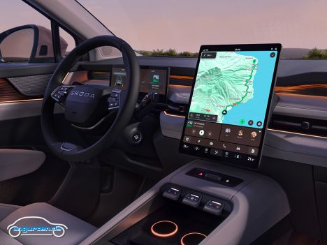 Skoda Peaq (2026) - Ordentlich gemacht. Mit dem deutlich kleinerern Fahrerdisplay kommt man aber auch klar. Die Lüftersteuerung ist dennoch unten mit Tasten angebracht.
