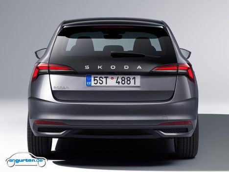 Skoda Scala Facelift 2023 - Heckansicht